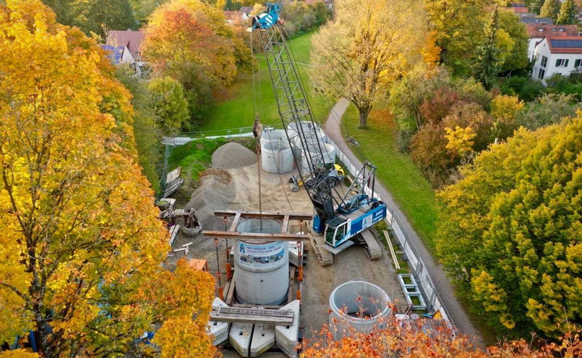 horizontal filter well